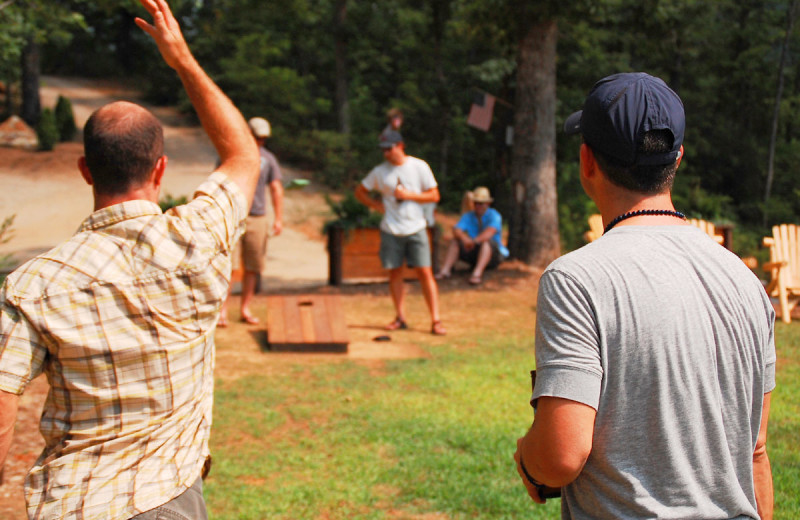 Family at Watershed Resort.