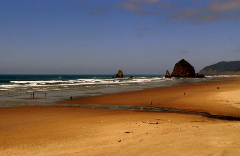 The beach at The Tolovana Inn.