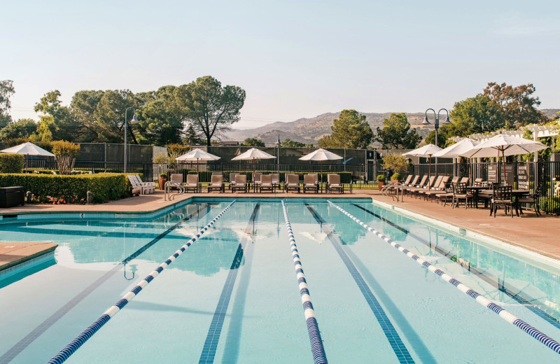 Outdoor pool at Silverado Resort.