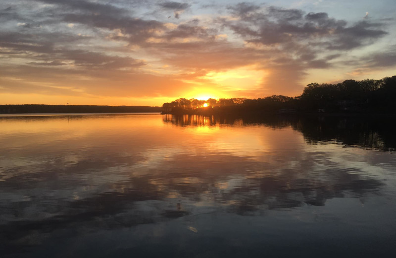 Sunset at Lakeview Resort - Lake of the Ozarks.