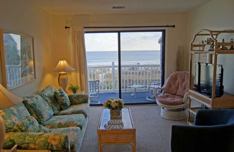 Rental living room at McMillan Real Estate.