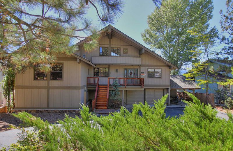 Rental exterior at Big Bear Vacations.