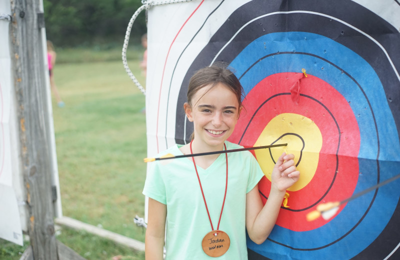 Archery at Camp Champions on Lake LBJ.