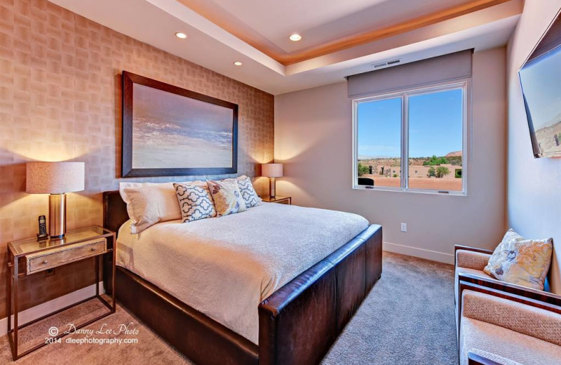 Guest bedroom at The Inn at Entrada.