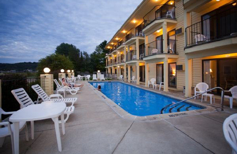 Outdoor pool at Pointes North.