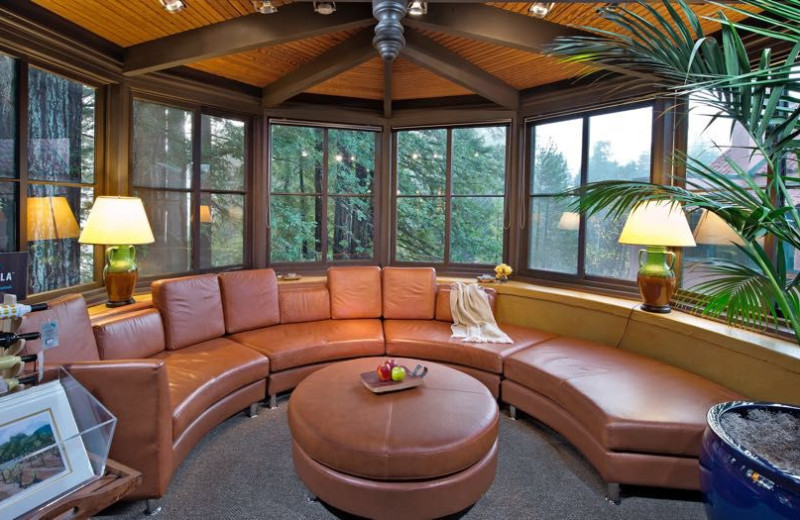 Sitting area at Applewood Inn, Restaurant and Spa.