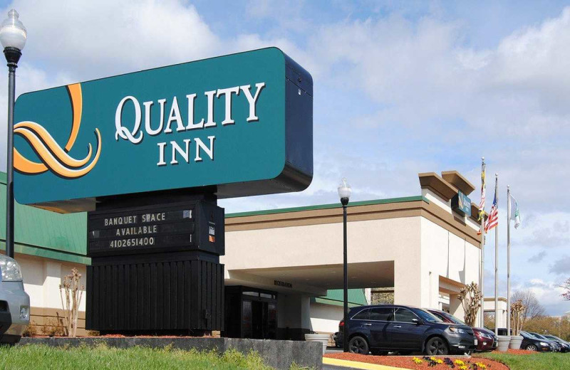 Exterior view of Quality Inn Windsor Mill.