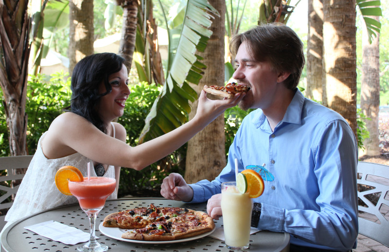 Dining at Rosen Inn Lake Buena Vista.