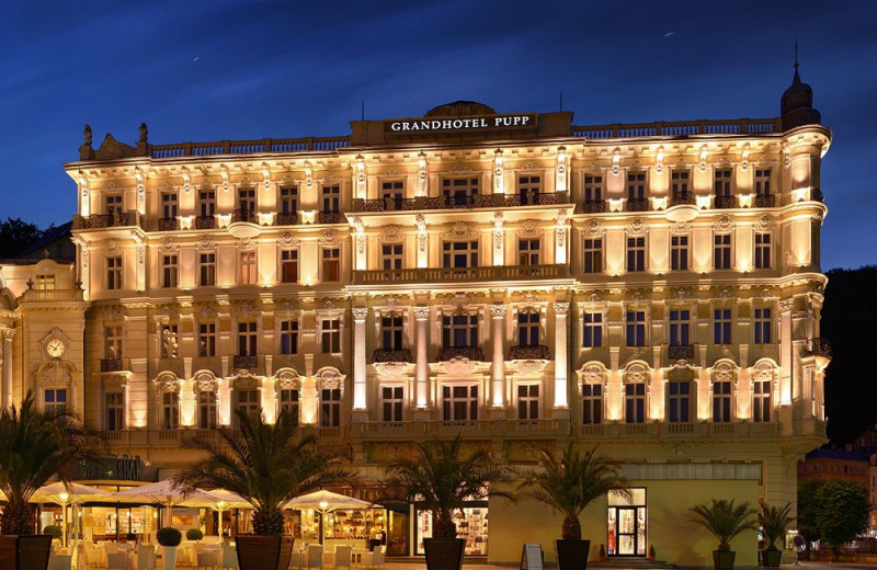 Exterior view of Grandhotel Pupp Karlovy Vary.