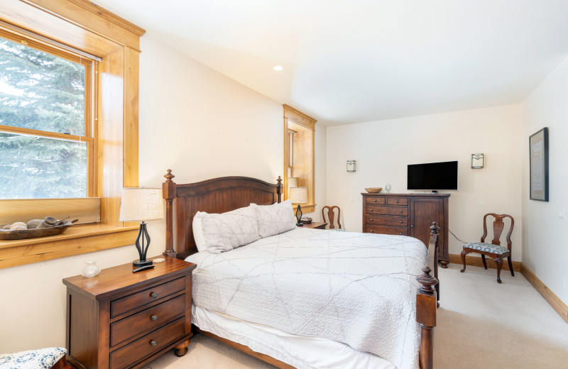 Rental bedroom at Accommodations in Telluride.