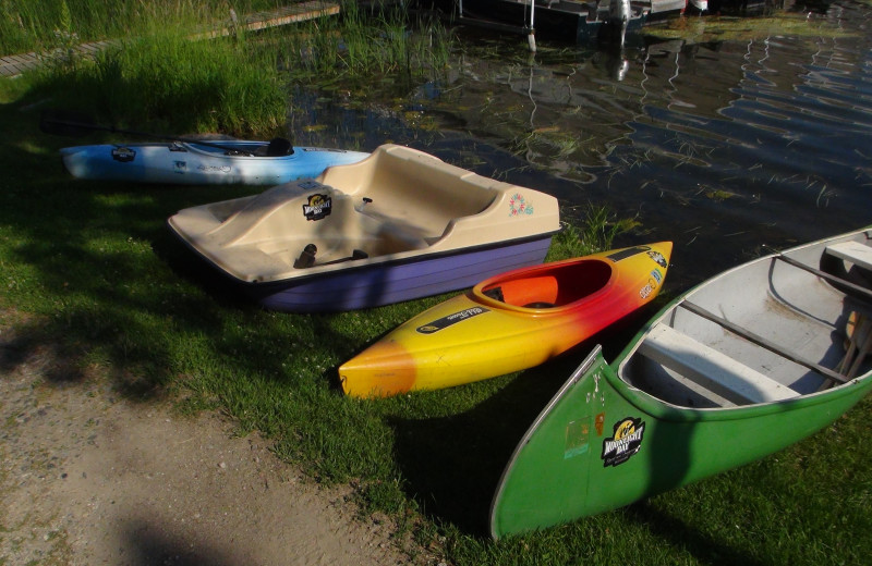 Water activities at Moonlight Bay Resort.