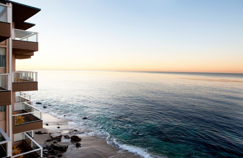 Exterior view of Pacific Edge Hotel.