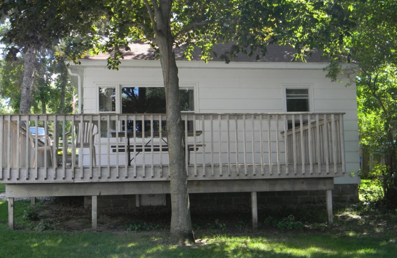 Cabin exterior at Val Halla Villa.