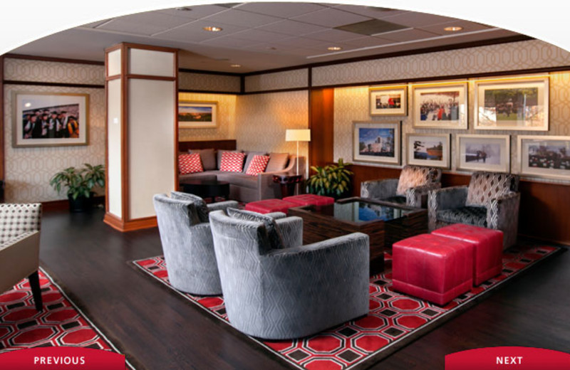 Lobby at The Statler Hotel at Cornell University