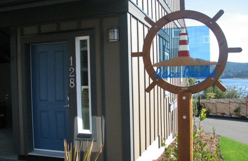 Exterior view of Sooke Harbour Resort & Marina.