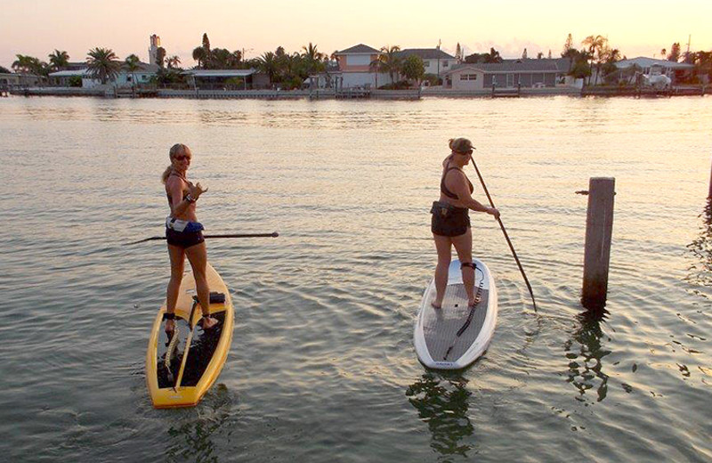 Paddle board at The Delacado on Sunset Beach.