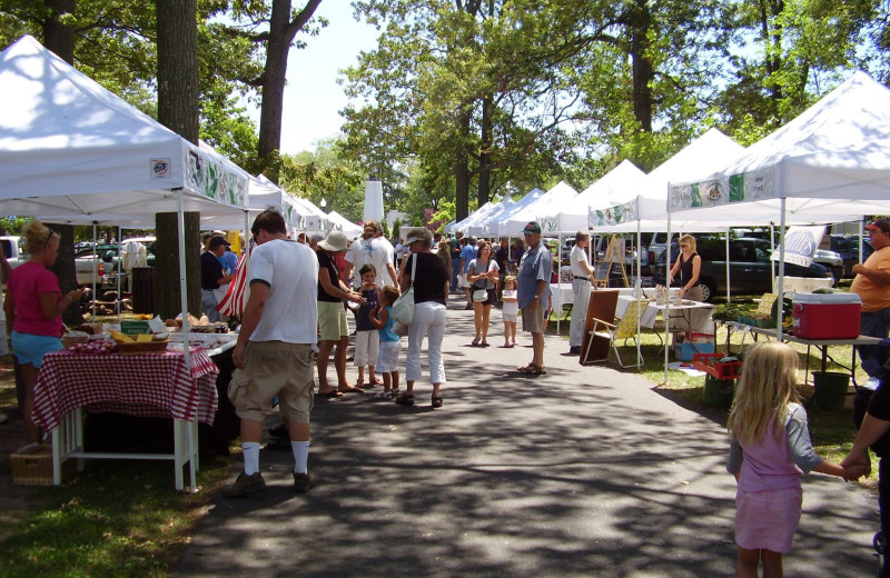 Farmer's market near Boardwalk Plaza Hotel.