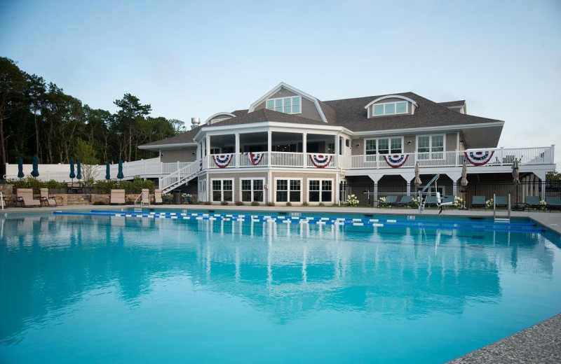 Outdoor pool at The Club at New Seabury.