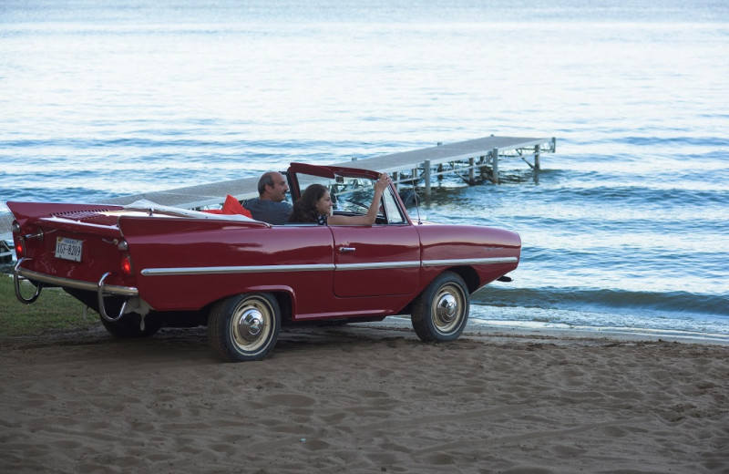 Water vehicle at Delton Oaks Resort.