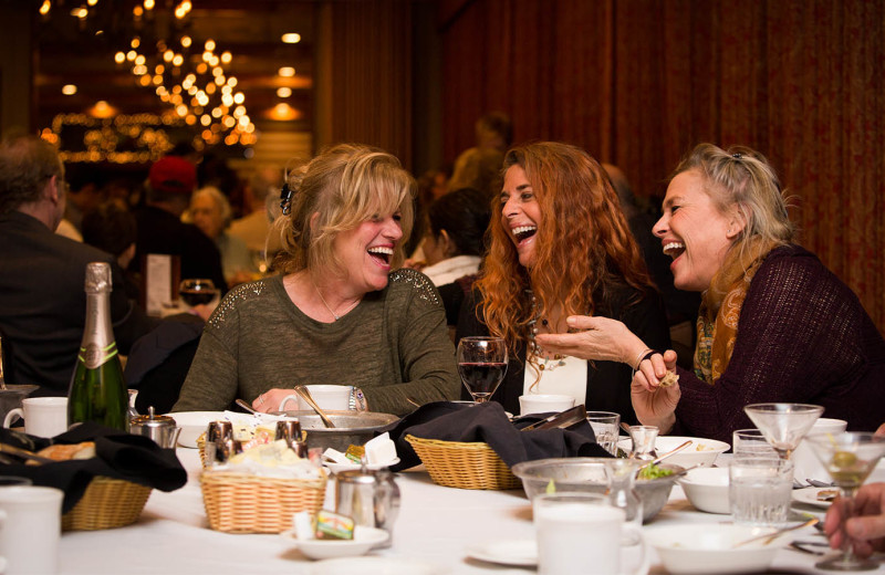 Dining at Woodloch Resort.