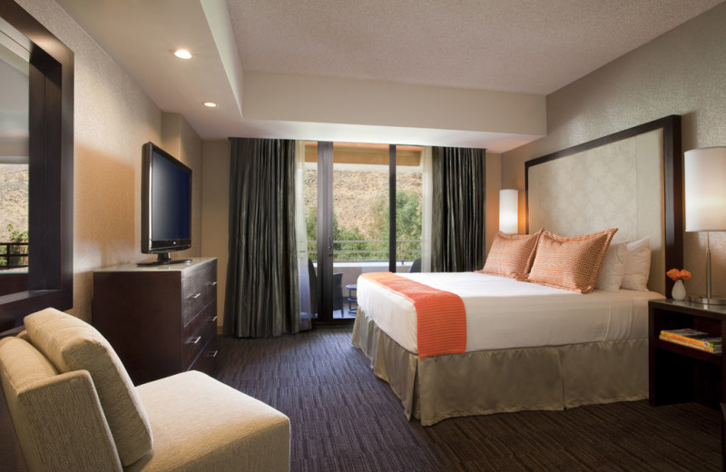 Guest room at Hyatt Regency Suites - Palm Springs.