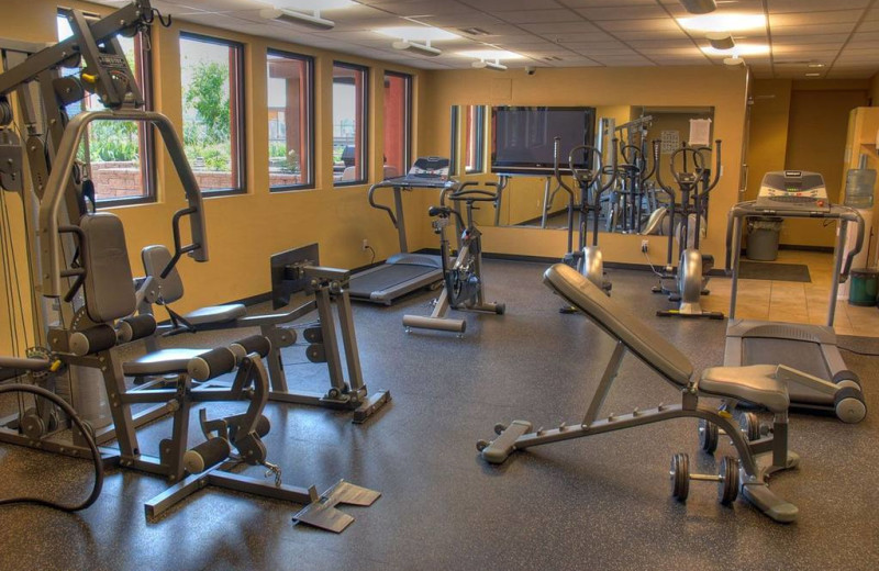 Fitness room at Playa Del Sol Resort.