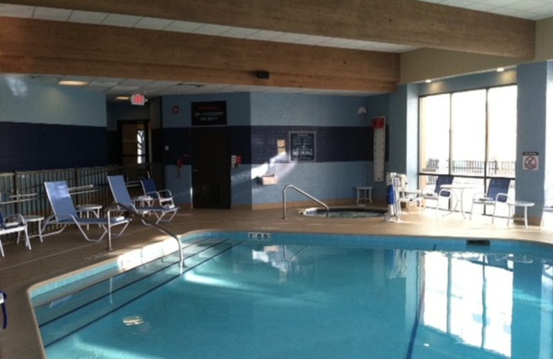 Indoor pool at Four Points by Sheraton Saginaw.