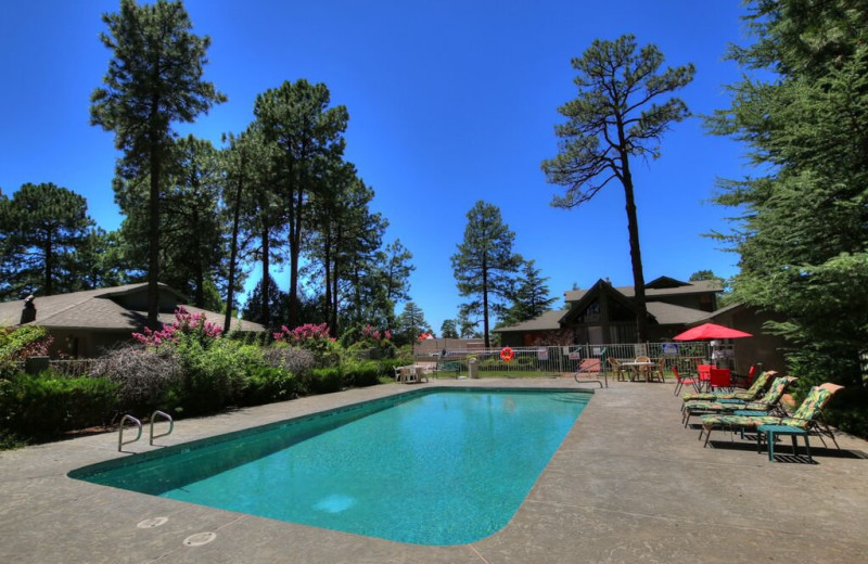 Outdoor pool at Majestic Mountain Inn.