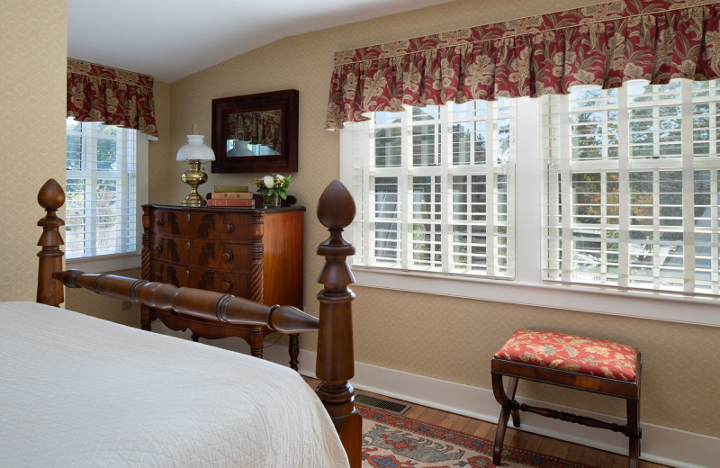 Guest room at Griswold Inn.