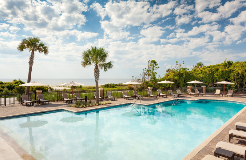 Outdoor pool at Westin Jekyll Island.