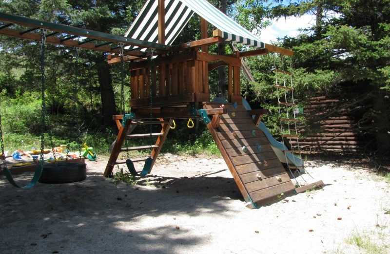 Kid's playground at Elk Mountain Ranch.