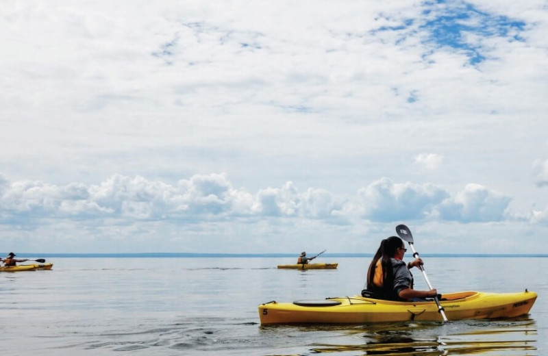 Kayaking at Beacon Pointe Resort.