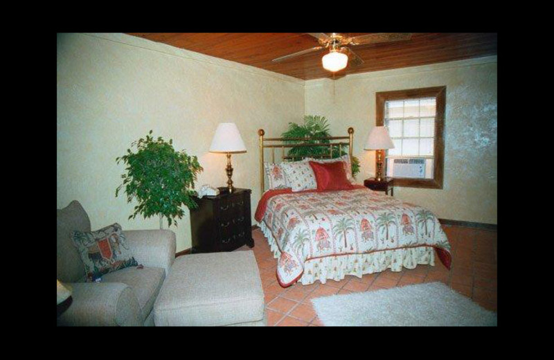 Guest room at Wisteria Inn.