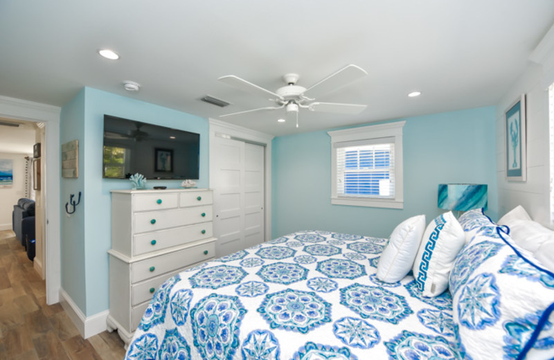 Rental bedroom at Siesta Key Luxury Rental Properties.