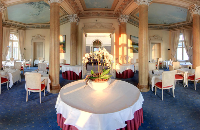 Dining at Grand Hotel des Bains.