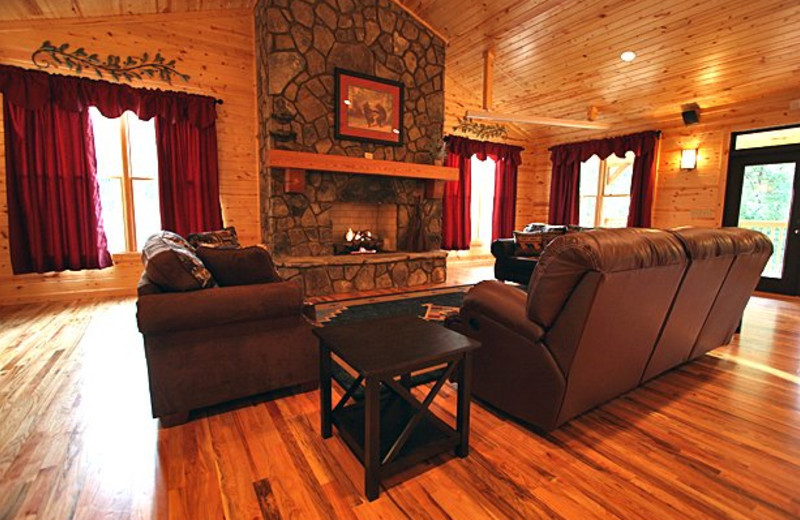 Event lodge interior at Sautee Resorts.