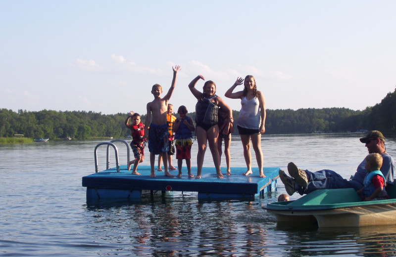 Kids at Shady Hollow Resort and Campground.