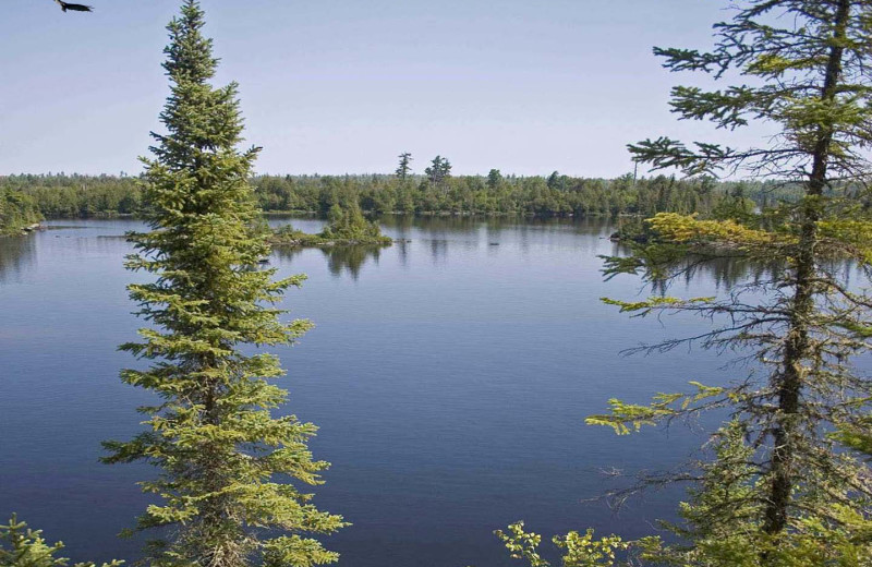 Lake view at Nor'Wester Lodge & Canoe Outfitters.