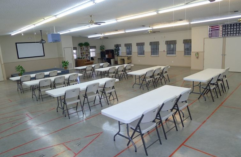 Conference room at Hill Country RV Resort & Cottage Rentals.