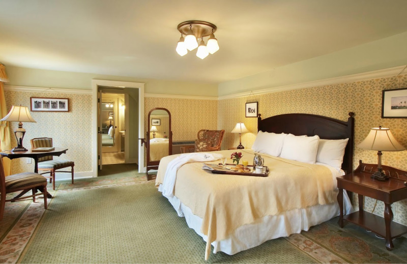 Guest room at Pinehurst Resort.
