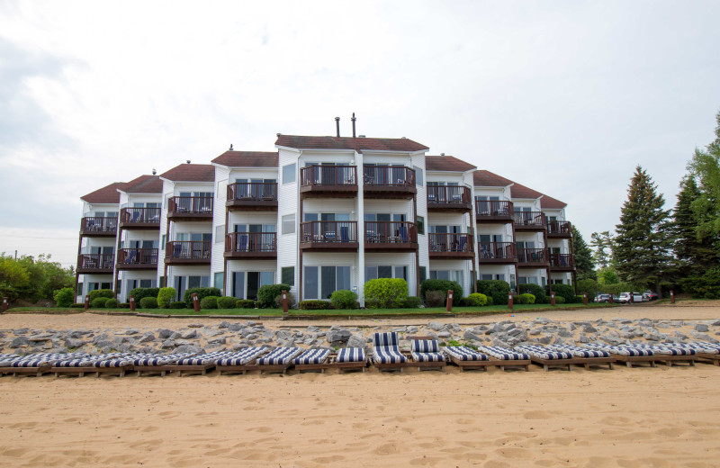 Exterior view of The Beach Condominiums Hotel-Resort.