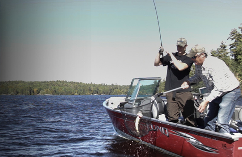 Fishing at Nelson's Resort.