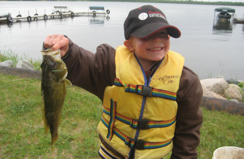 Fishing at Finn'n Feather Resort.