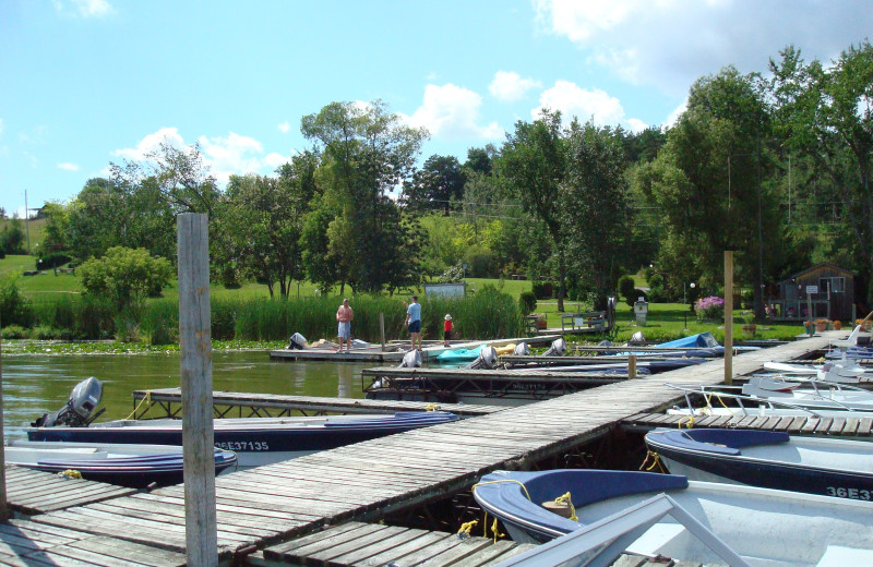 Dock at Highland View Resort.