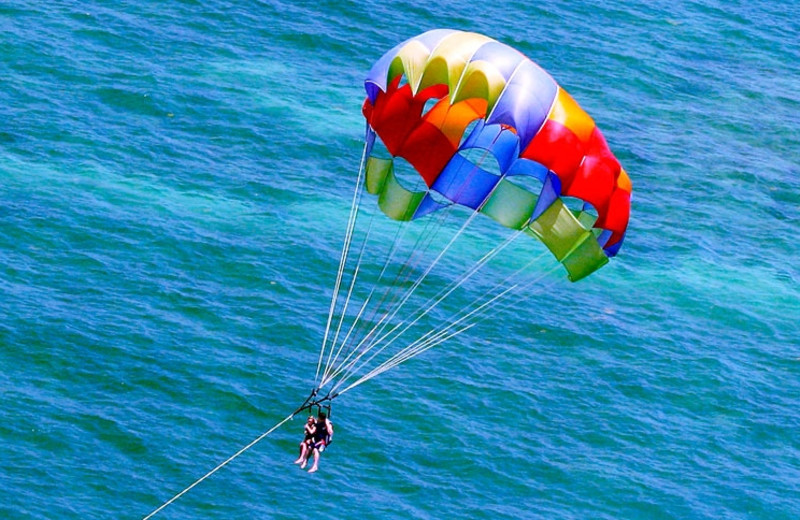 Parasailing at Crowne Plaza Key West La Concha.