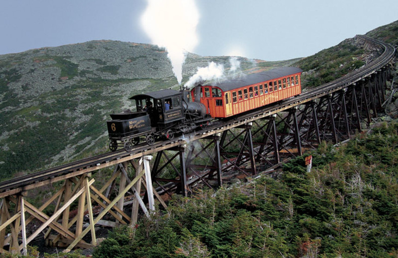 Mount Washington Cog Railway near Royalty Inn.