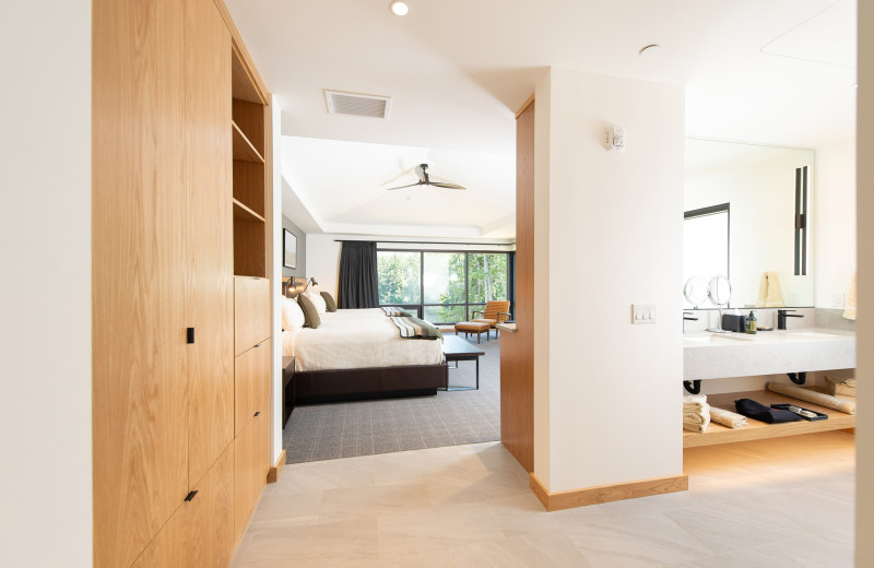 Guest room at Bandon Dunes Golf Resort.
