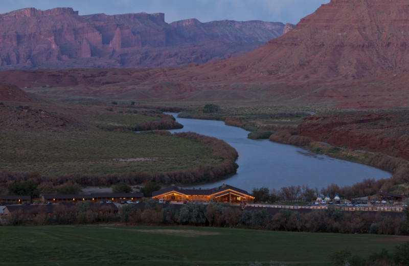 Exterior view of Red Cliffs Lodge.