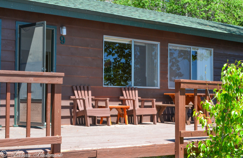 Cabin exterior at Meeks Bay Resort 