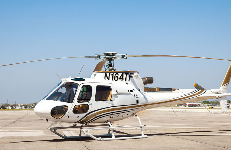 Helicopter pad at The Post Oak at Uptown Houston.